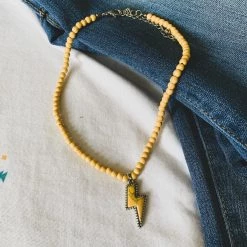 Bosuk Jewelry The Riverside Choker Necklace In Mustard 7 Bosuk Jewelry The Riverside Choker Necklace In Mustard