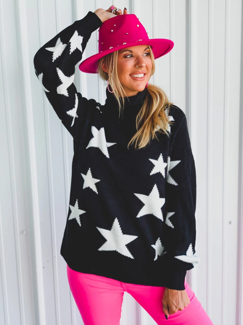 Gypsy Waltz The Marshall Sweater In Black Clearance 7 Gypsy Waltz The Marshall Sweater In Black Clearance