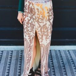 L & B The Sterling City Skrt In Rose Gold