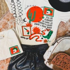 Gypsy Waltz Brookside Neon Moon Tee (S-2X) Clothing