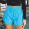 Gypsy Waltz Freeport Shorts In Turquoise Clothing