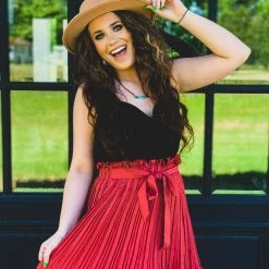 O Fashion The Tornillo Skirt In Rust Clothing