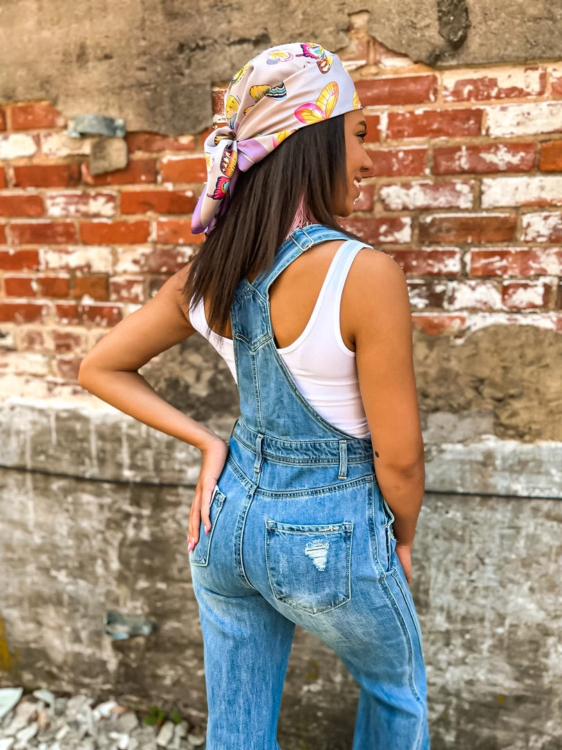 Gypsy Waltz Clothing Gilmer Wide Leg Denim Overalls 4 Gypsy Waltz Clothing Gilmer Wide Leg Denim Overalls