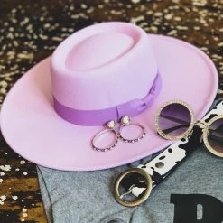 Cap Zone The Sanger Hat In Lilac