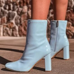 LA Shoe King Shoes Woodway Boots In Blue (6-11)