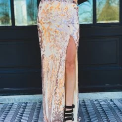 L & B The Sterling City Skrt In Rose Gold