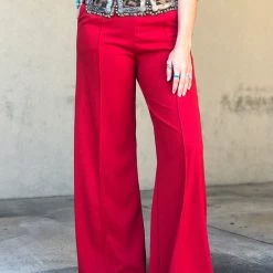 Cemi Ceri Clothing The Ector Pants In Red (S-3X)