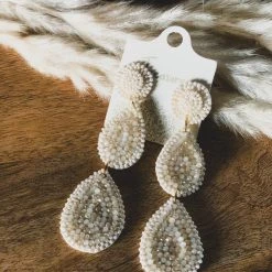 Gypsy Waltz Jewelry Hedley Earrings In Ivory