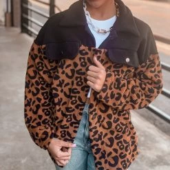 Gypsy Waltz Mathis Leopard Shacket Clothing