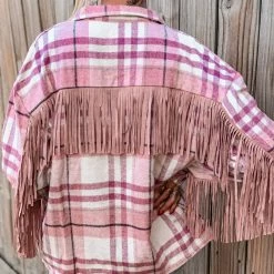 Fantastic Fawn The Spur Fringe Shacket Clothing