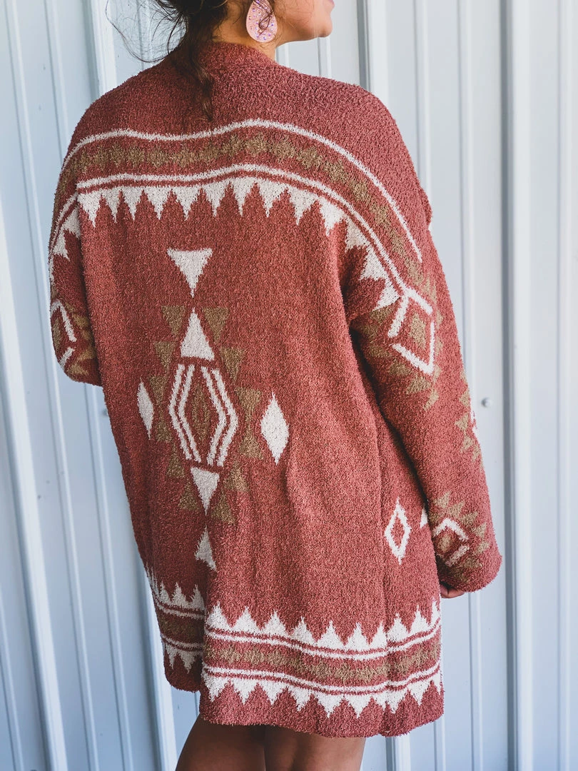 Very J Clothing The Schertz Cardigan In Rust 6 Very J Clothing The Schertz Cardigan In Rust