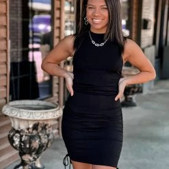 Gypsy Waltz Clothing Riesel Dress In Black