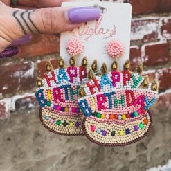 Gypsy Waltz Goodrich Happy Birthday Earrings Jewelry