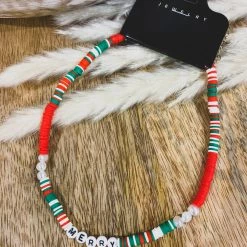 Medy Jewelry Special Daily Deals SCREENBUSTER Beaded Christmas Ncklce