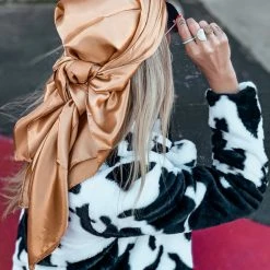 Cap Zone SCREENBUSTER Wild Rag Head Scarf In Gold