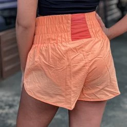Gypsy Waltz Freeport Shorts In Neon Orange