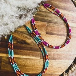 Bosuk Jewelry Winona Beaded Necklace (2 Colors)