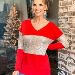 BIBI The Holliday Topp In Red