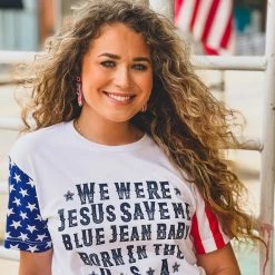 Gypsy Waltz Clothing Pelican Bay Blue Jean Baby T-Shirt (S-2X) 13 Gypsy Waltz Clothing Pelican Bay Blue Jean Baby T-Shirt (S-2X)