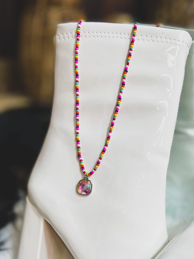 Bosuk Jewelry Converse Necklace In Multi 3 Bosuk Jewelry Converse Necklace In Multi