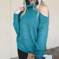 La Mel Clearance The Cameron Sweaterr In Olive
