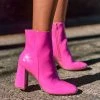Gypsy Waltz Shoes Bay City Boots In Pink