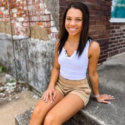 Gypsy Waltz New Hondo Lounge Shorts In Tan