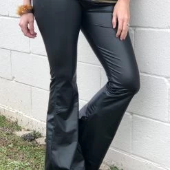 Cemi Ceri Clothing The Newton Leather Bell Bottoms (S-3x)