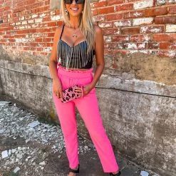 Gypsy Waltz New Alvarado Pants In Pink