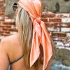 Cap Zone SCREENBUSTER Wild Rag Head Scarf In Peach Special Daily Deals 2 Cap Zone SCREENBUSTER Wild Rag Head Scarf In Peach Special Daily Deals