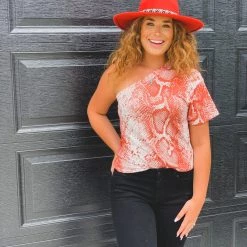 Fantastic Fawn Clothing The Chireno Top In Rust