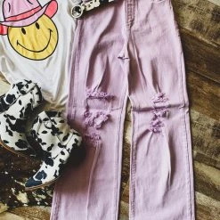 Gypsy Waltz Aledo Pants In Lavender Clothing