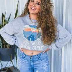 12 PM By MON AMI The Dawson Sweatshirt In Gray Clothing