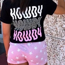 Gypsy Waltz Horseshoe Bay Howdy Tee (S-2X) New