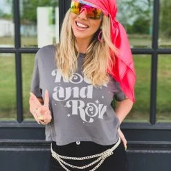 Trend Notes Clothing The Dean Crop Tee