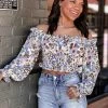 Gypsy Waltz Clothing Atlanta Floral Crop Top