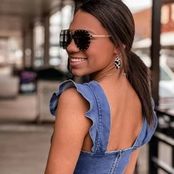 Gypsy Waltz Aldine Denim Two Piece Set Clothing