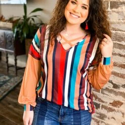 Lady Charm Decatur Topp (S-3X) - FINAL SALE Clearance