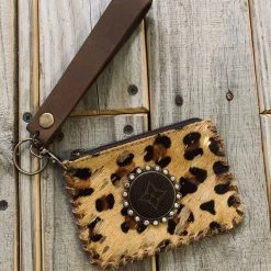 SL The Brazoria Coin Wristlet In Leopard