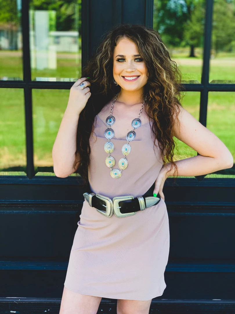 Timing Teague Dresss In Tan - FINAL SALE 3 Timing Teague Dresss In Tan - FINAL SALE