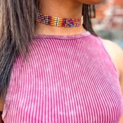 Gypsy Waltz Pittsburg Multicolor Choker