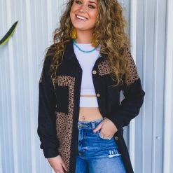 Lovely Melody The Bullard Leopard Shacket (S-3X)