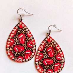 Bosuk Jewelry The Plano Earrings In Leopard