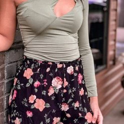 Gypsy Waltz Lufkin One Shoulder Bodysuit