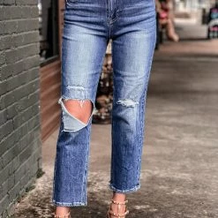 Risen Baird High Waist Relaxed Jeans Clothing
