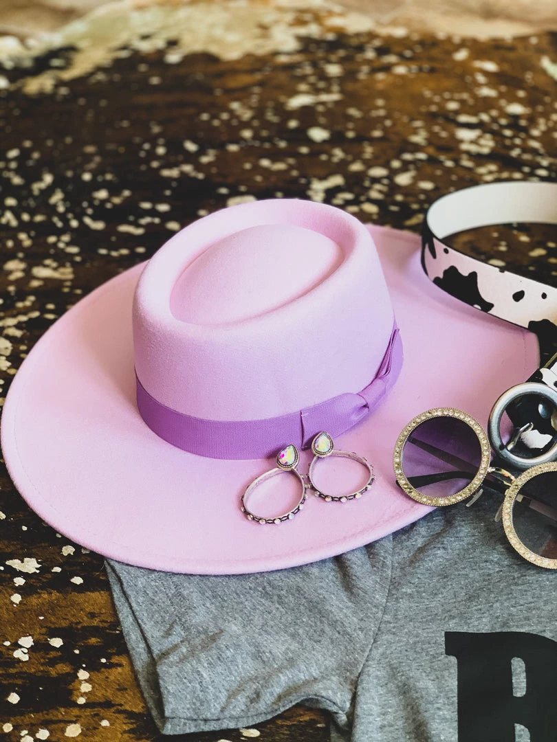 Cap Zone The Sanger Hat In Lilac 3 Cap Zone The Sanger Hat In Lilac