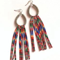 Bosuk Jewelry The Mini Eueless Earrings In Serape