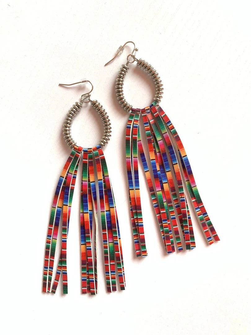 Bosuk Jewelry The Mini Eueless Earrings In Serape 3 Bosuk Jewelry The Mini Eueless Earrings In Serape