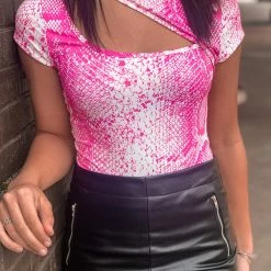 Gypsy Waltz Killeen Body Suit In Pink