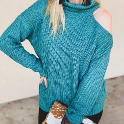 La Mel Clearance The Cameron Sweaterr In Olive